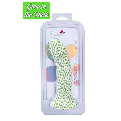WOWIE SILICONE DONG POT LEAF PATTERN - MTBO24004