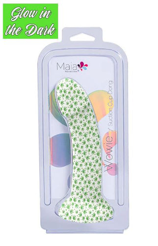 WOWIE SILICONE DONG POT LEAF PATTERN - MTBO24004