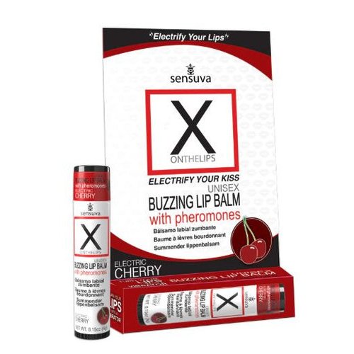 X ON THE LIPS BUZZING LIP BALM ELECTRIC CHERRY - ONVL204ML