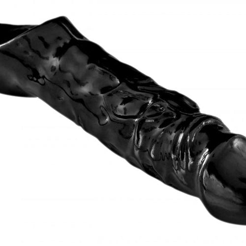 (BULK) MASTER SERIES BLACK MAMBA COCK SHEATH - XRAB453BK