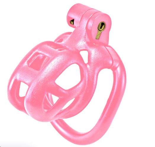 KINK CHASTITY SERIES LOCKING COCK CAGE XS PINK - FRKINK002221