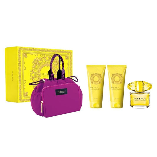 YELLOW DIAMOND 4PC SET, WOMEN'S GIFT SET, EDP-Pinkfoxxx