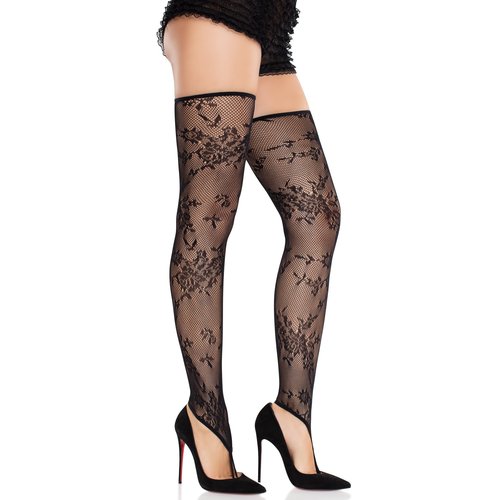 Zenya Toe Loop Footless Thigh Highs - 6221      00122