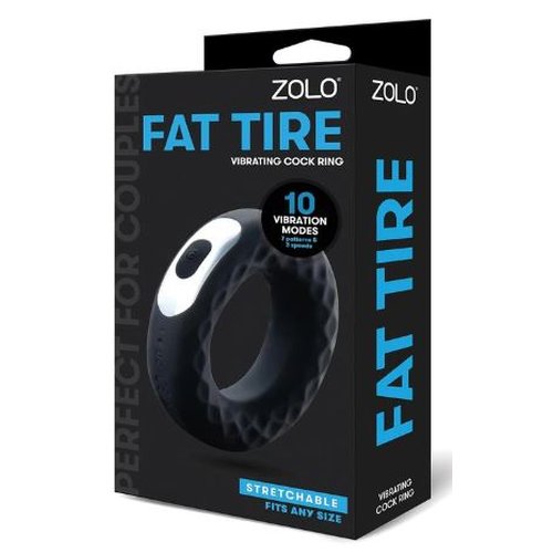 ZOLO FAT TIRE VIBRATING COCK RING - XGZO6069