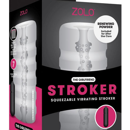 ZOLO GIRLFRIEND SQUEEZABLE VIBRATING STROKER - XGZO6006
