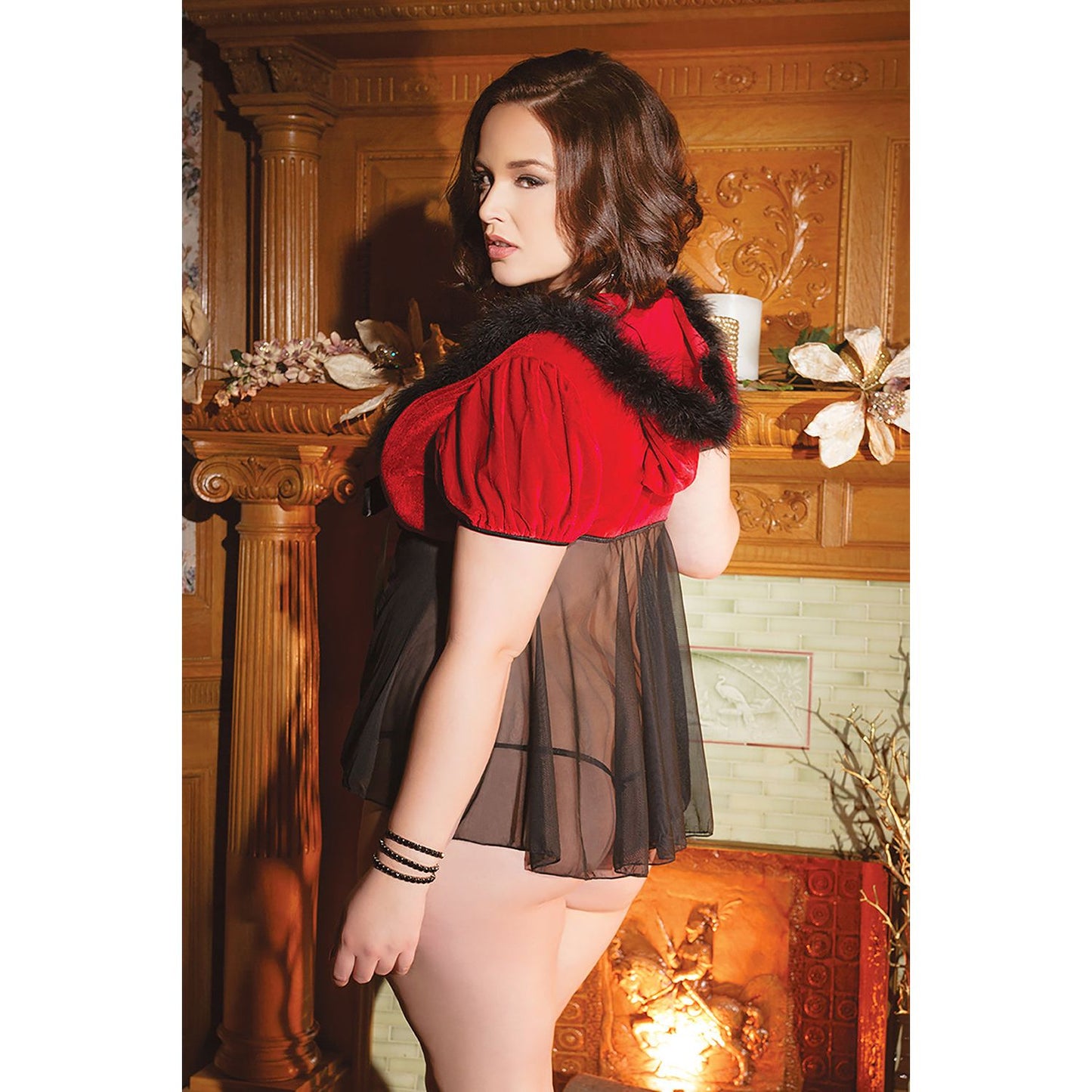 3760X - Santa Baby Doll G-String