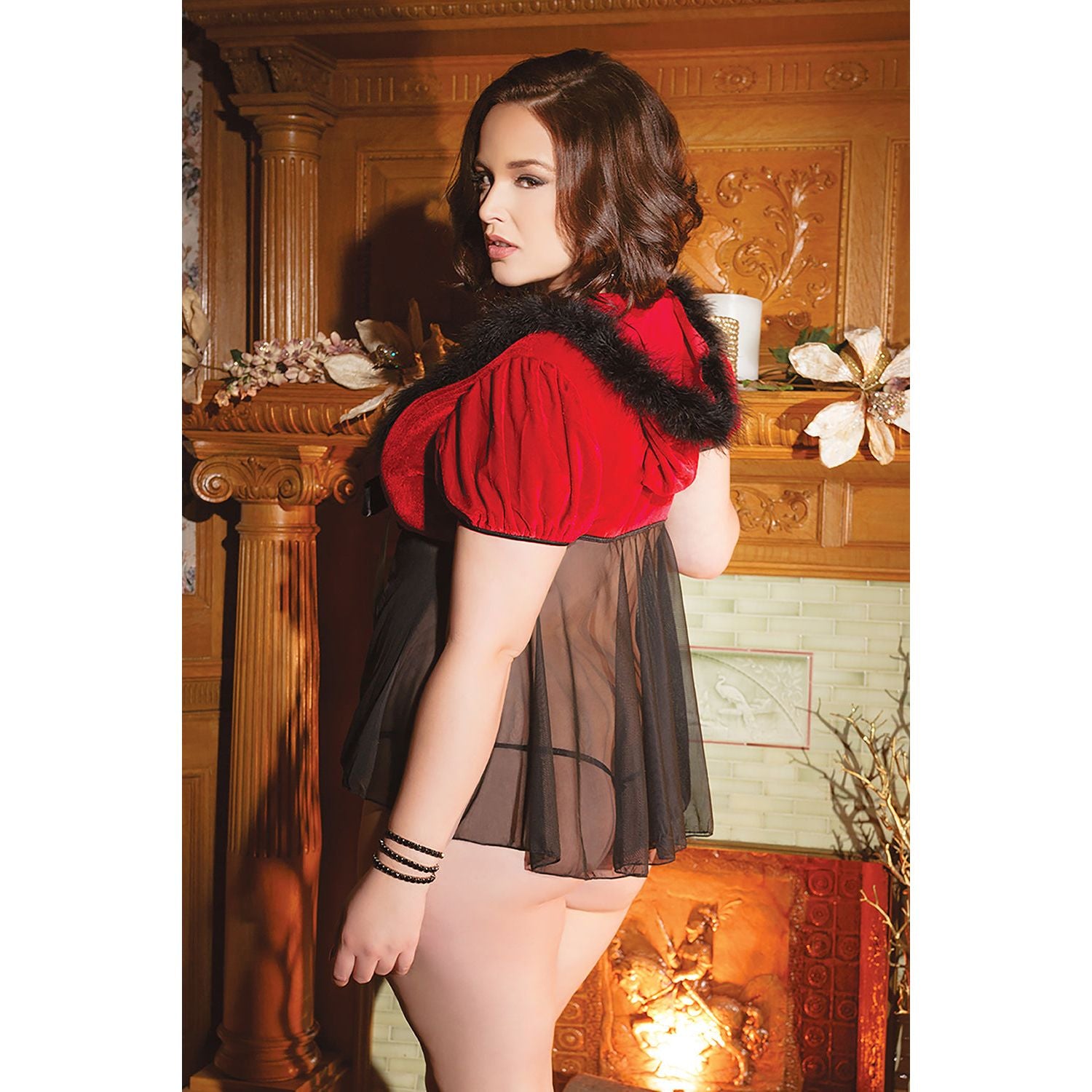 3760X - Santa Baby Doll G-String