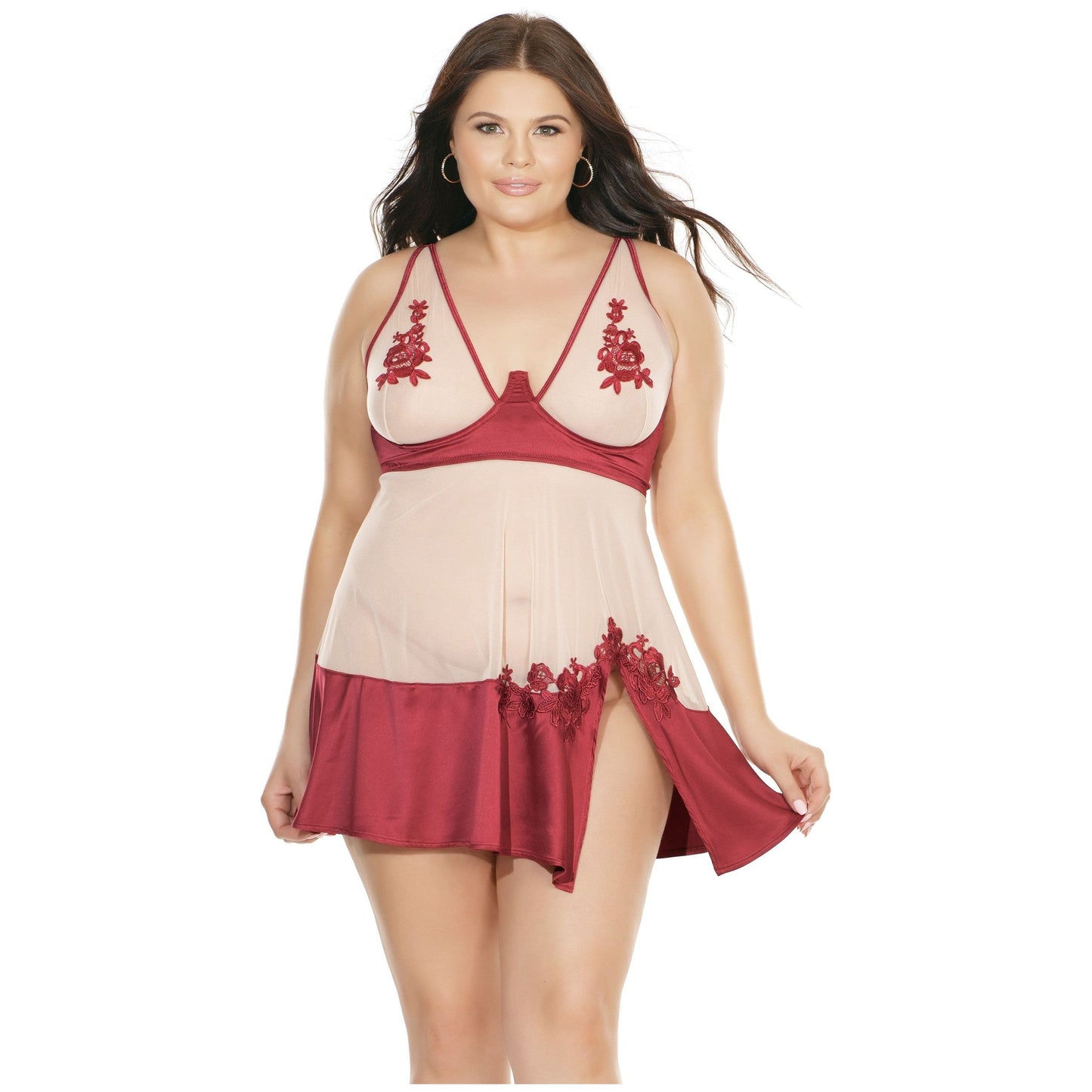 7222X - Diva Baby Doll With G-String