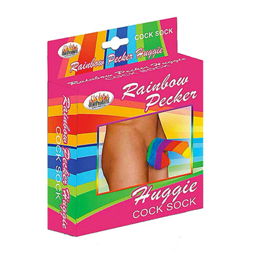 Rainbow Huggie Mens Cock Sock - Pinkfoxxx