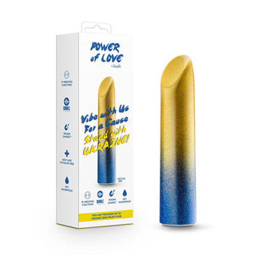 Blush Power of Love Ukraine Rechargeable Bullet Vibrator - Pinkfoxxx