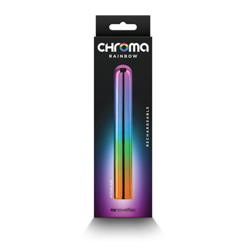 Chroma Rainbow Rechargeable Vibrator Large - Pinkfoxxx