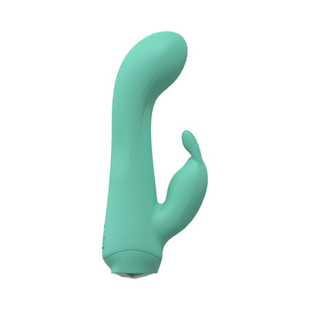 LoveLine Enchanted Dual Motor 10 Speed Rabbit Silicone Rechargeable Waterproof Green - Pinkfoxxx