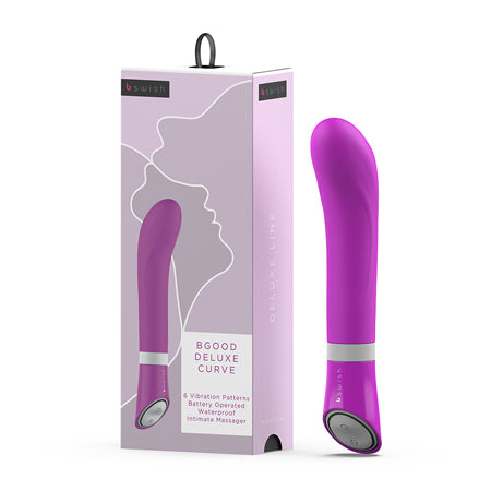 B Swish Bgood Deluxe Curve Vibrator Violet - Pinkfoxxx