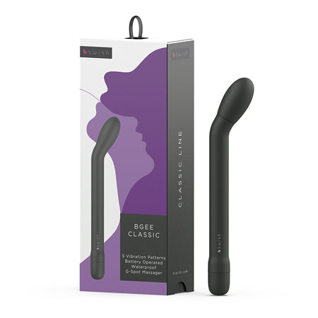 B Swish Bgee Classic Vibrator Black - Pinkfoxxx